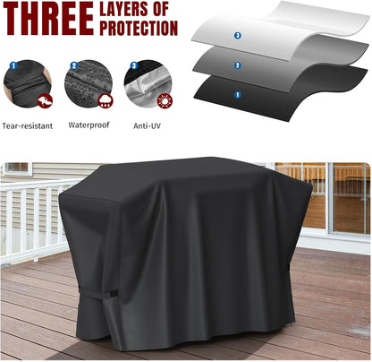 SHINESTAR Griddle Cover - Heavy Duty Waterproof & UV-Resistant for 36 Inch Blackstone Grill | Fits 4 Burner