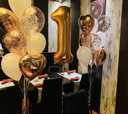 Gold Number 90 Balloon 40 inch, 90 Number Balloons, 90th Gold Birthday Decorations, 90 Year Old Women Men Golden Party Supplies