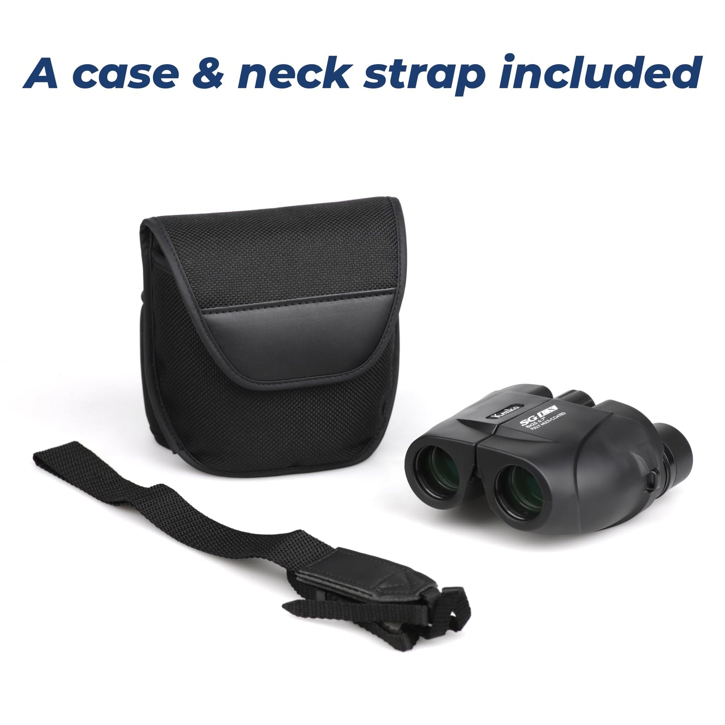 Kenko Binocular SG EX 10x25 WP, Porro Prism, Water Proof, Compact Design, for Outdoor and Bird Watching, Concert 612101