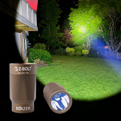 Z-BOLT® LED Light Head (FDE, Flat Dark Earth) - Replacement Rifle & Flashlight Head for Malkoff E2XTL & Weltool LH8, SF KE2-DF, 65,000 Candela, Water Resistant, Shock Resistant