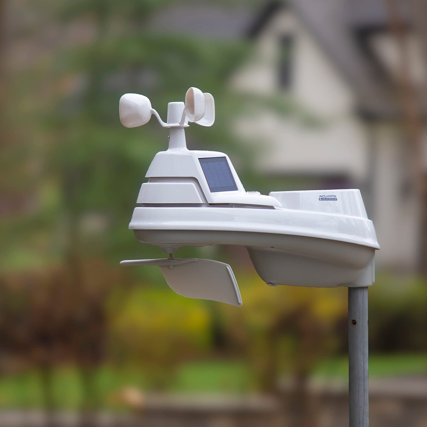 AcuRite Iris PRO+ (5-in-1) Weather Sensor with Rain Gauge, Wind Speed, Wind Direction, Temperature and Humidity (06014M)