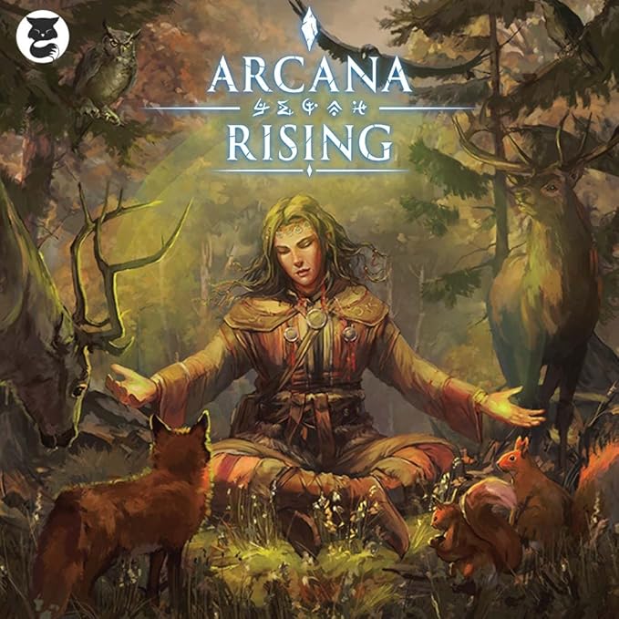 Grey Fox Games Arcana Rising Board Game | Wizardry themed Card Game | 1-6 Players | 20-60 Minutes