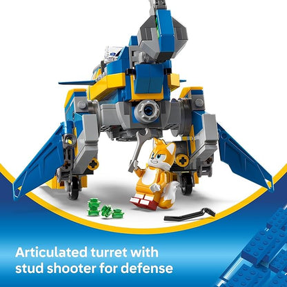 LEGO Sonic The Hedgehog Cyclone vs. Metal Sonic - Building Toy for Kids Boys and Girls Ages 8+ - Mech Suit with Minifigures for Pretend Play - Gift Idea for Birthdays - 77002