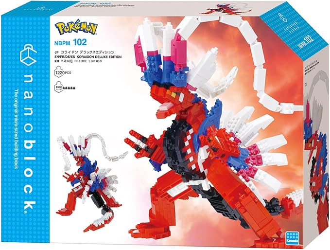 nanoblock - Pokémon - Koraidon DX Pokémon Series Building Kit