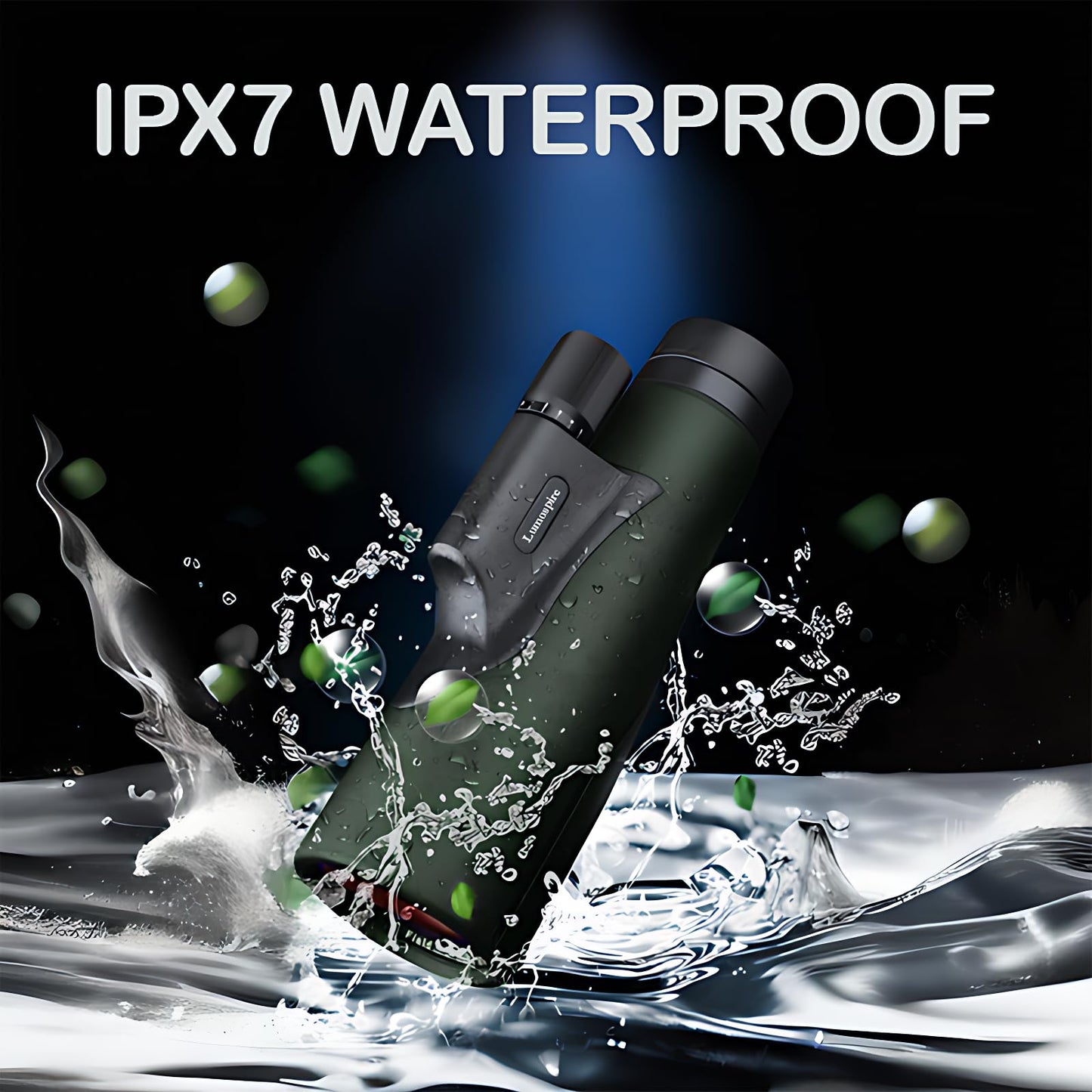 16x56 High Powered Monoculars for Adults – HD BAK4 FMC Long-Range Monocular Telescope, IPX7 Waterproof with Smartphone Adapter & Tripod for Bird Watching, Hunting, Hiking & Camping, Gift Set