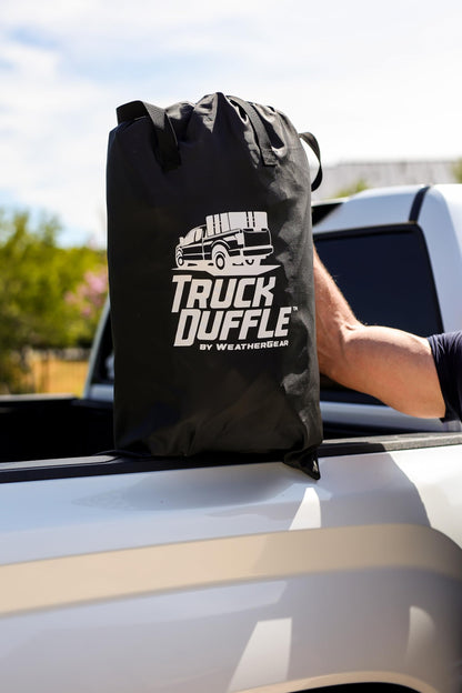 TruckDuffle Truck Bed Storage Bag – Expands Up to 70 Cu Ft – Weatherproof Cargo Organizer – Waterproof Heavy-Duty Soft-Shell Material – Fits Compact to Heavy Duty Beds
