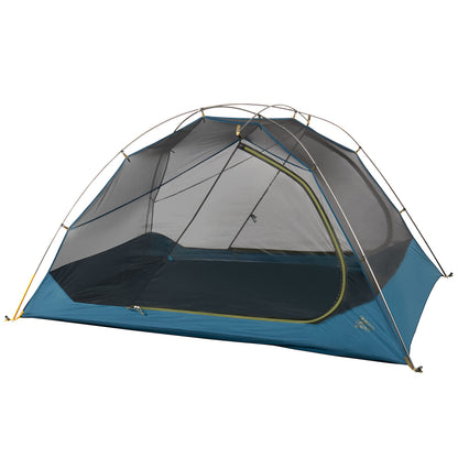 Kelty Far Out Backpacking Tent + Tent Footprint Package, 2 or 3 Person Capacity, Backpacking Starter Kit and Camping Shelter, Stuff Sack Included (3 Person)