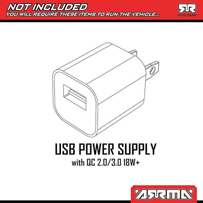 ARRMA RC Truck 1/10 Gorgon 2 Wheel Drive RTR Brushed Monster Truck Battery &amp Charger Included Purple ARA3230ST4