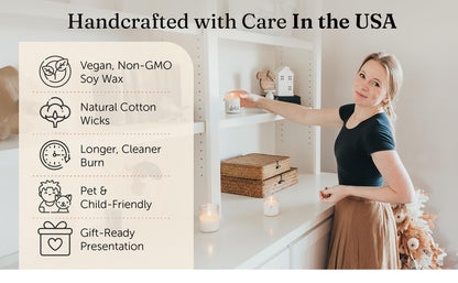 The Dancing Wick Candle - Congrats Grad 2026 - Golden Hour Scented Soy Wax Candle - Dreamy Floral & Sweet Amber Scent - 8 oz, Hand-Poured - Made in the USA – Graduation Gift (Congrats Grad)