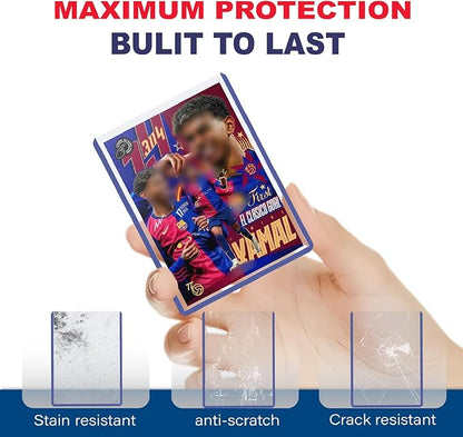 500 Hard Card Sleeves Card Toploaders for Protection for Baseball Football Premium Top Loaders for Cards Ensuring Safety (500 Hard Sleeves)