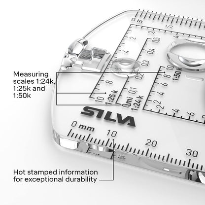 Silva Compasses Transparent Base with Mirror Terra Expedition S Compass (MN) Silva Unisex Adults