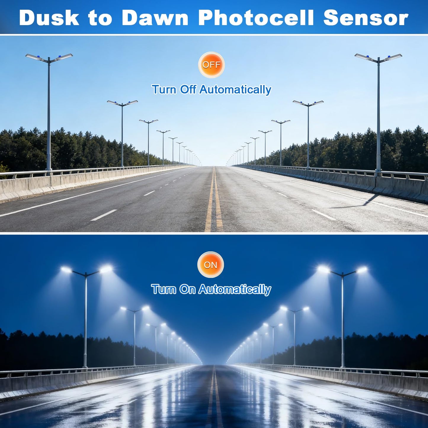 Dream Eeve 480W LED Parking Lot Light Slip Fitter Mount 72000LM Dusk to Dawn 5000K Led Flood Light Outdoor Commercial Security Area IP65 Waterproof 85-277V for Street Stadium Driveway