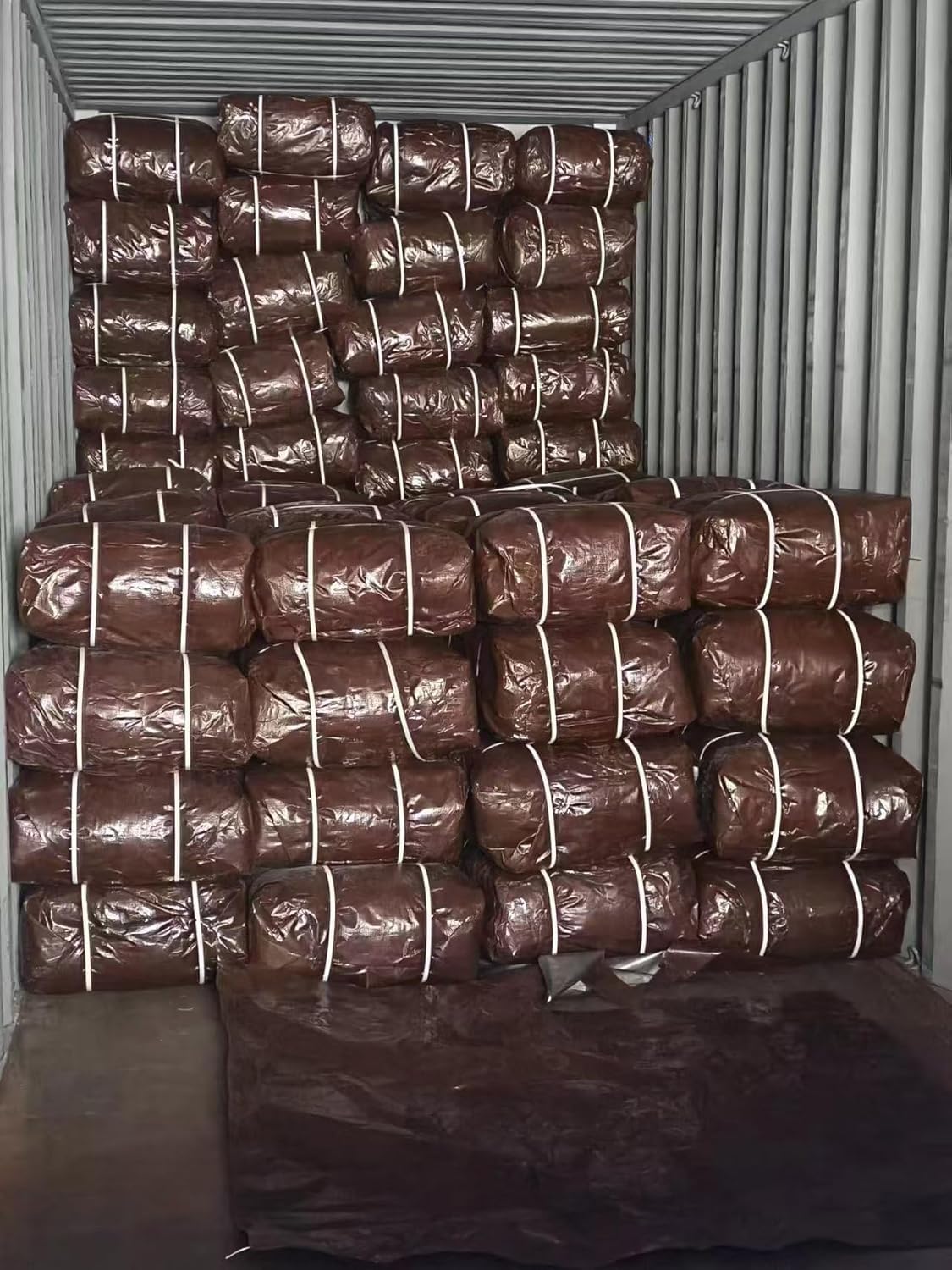 40x60Ft,Tarps Heavy Duty Waterproof, 10Mil Poly Tarps, Brown Multipurpose Tarpaulin with Metal Grommets, Edge Reinforcement Tear Resistant, UV Resistant, Camping, Outdoor Coverings