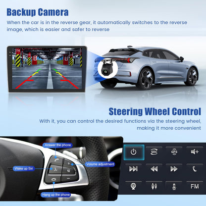 5Ghz WiFi 4G+128G Android 15 Car Radio for Jeep Wrangler Compass Grand Cherokee Dodge Ram Car Stereo with Wireless Carplay/Android Auto, 10" HD Touchscreen with GPS Bluetooth5.0 FM/RDS EQ SWC