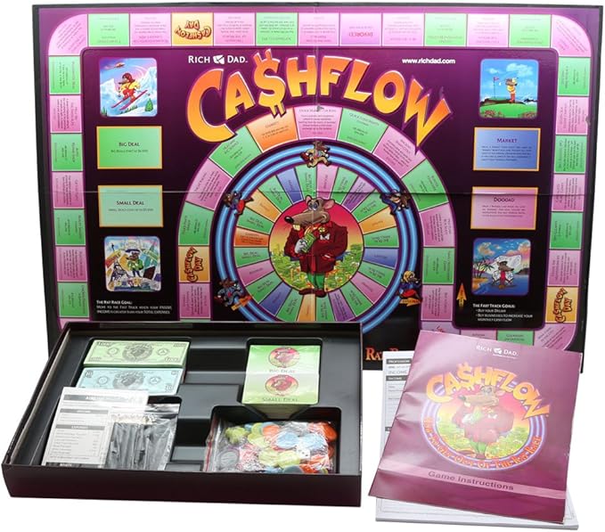 Rich Dad Cashflow 101 and 202 Board Game Bundle