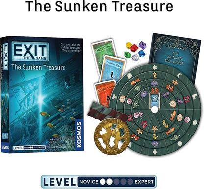 EXIT: The Game 4-Pack Escape Room Bundle | Season 3 | Dead Man on the Orient Express | Sinister Mansion | Sunken Treasure | Mysterious Museum | Family-Friendly Cooperative Game | 1 to 4 Players