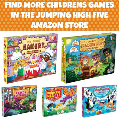 My First Magic School Board Game - A Magical Wizard Adventure Game for Kids Ages 5 and Up Learn New Skills While Casting Spells and Racing Across The Enchanted Grounds