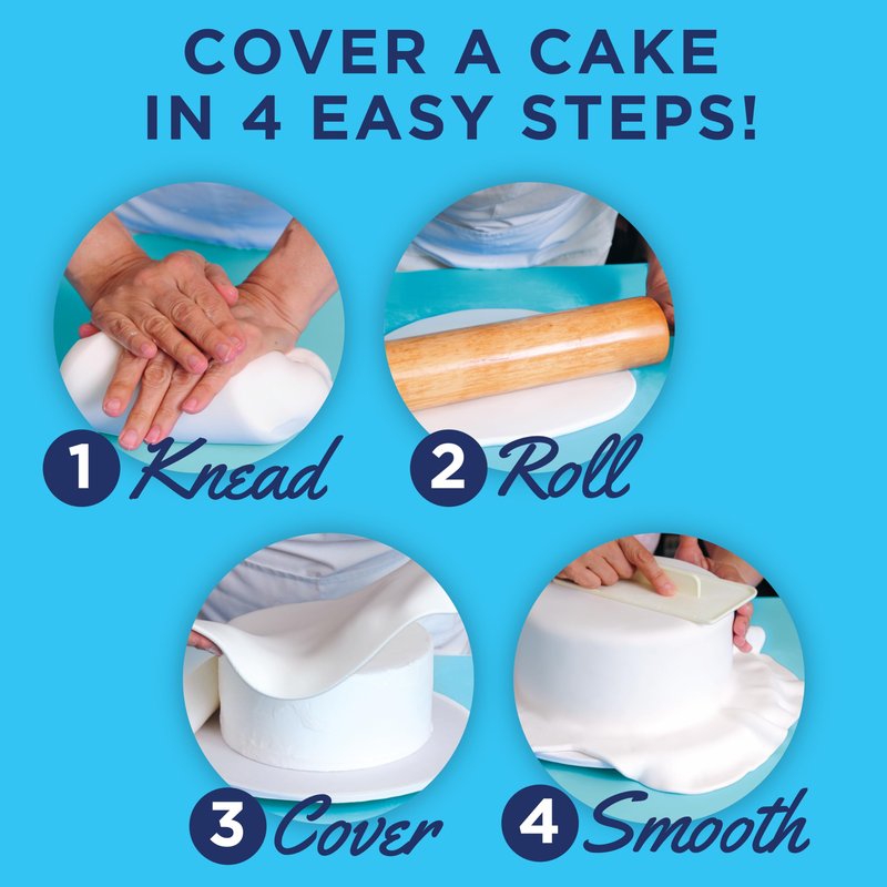 Satin Ice - Fondant White Vanilla 5 lb