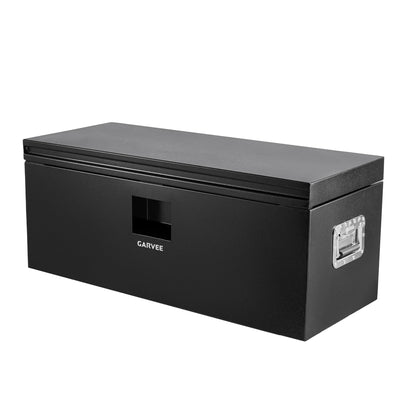 Garvee Black Steel Truck Bed Tool Box, Trailer Tongue Box, Truck Storage Organizer Tool Chest For Truck Bed, RV, Trailer (Black-36)