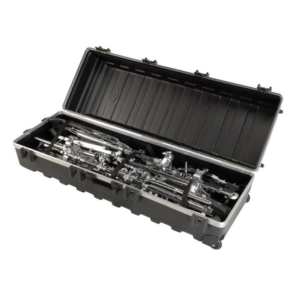 SKB ATA Large Stand Case with Wheels & TSA Latches - Durable Transport Solution for Equipment, 48x16.25x13 Inches, Over-Molded Handle, Secure Straps, Field-Replaceable Parts