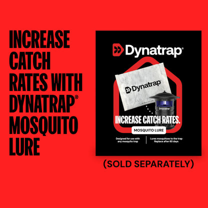 Dynatrap DT2030SR Fly Traps Outdoor - Mosquito & Flying Insect Killer for 1 Acre – Kills Mosquitoes, Flies, Gnats, Wasps - Bug Zapper Alternative - Black