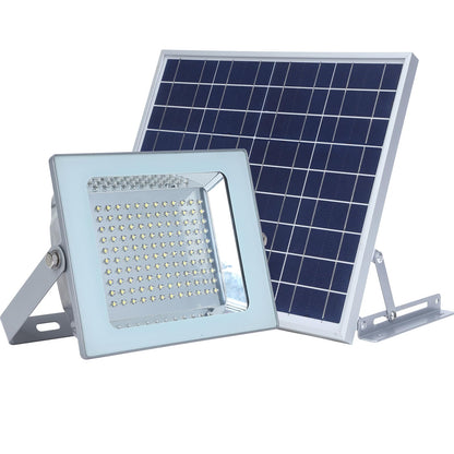 SUNLONG Indoor/Outdoor Lighting Bundle - Rechargeable Clip-On Reading Light with 3 Color Modes + Solar Flood Security Light with 16.4Ft Cable, Waterproof LED Lights for Bedroom, Desk, Yard, Courtyard