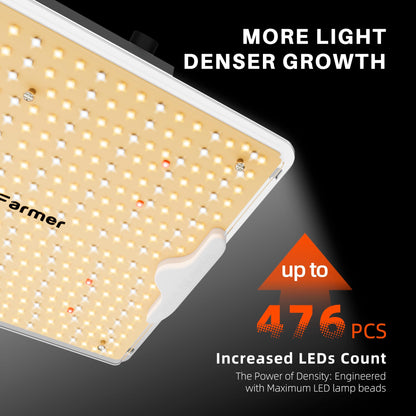 Spider Farmer 2025 New SF1000D 2Pack LED Grow Light with Samsung LM301B Diodes Deeper Penetration & IR Lights Full Spectrum Growing Lamps for Indoor Plants Seedlings Vegetables Flowers 2x4 Grow Tent