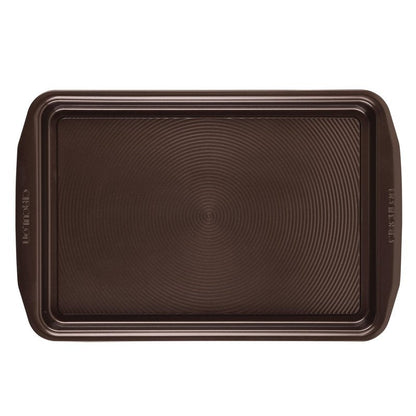 Circulon Bakeware Nonstick Cookie Pan Set, Cookie Sheets for Baking, 2-Pieces, Chocolate Brown