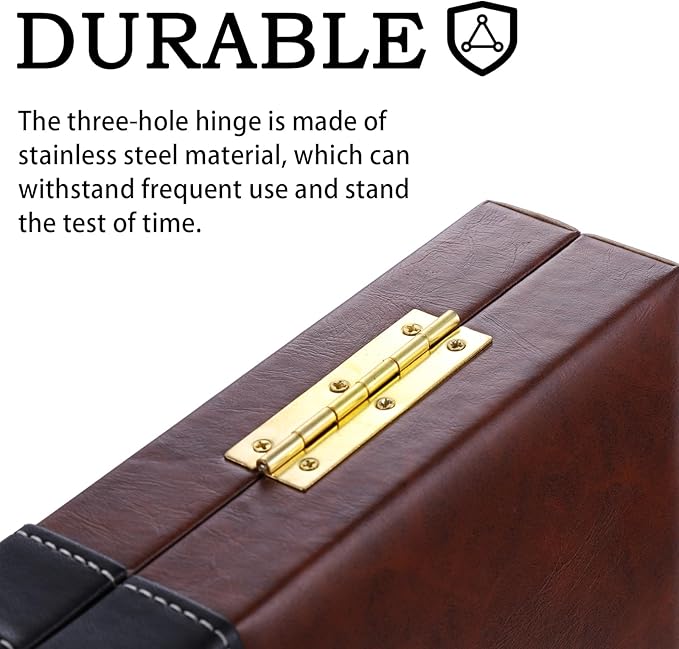 Backgammon Sets for Adults 15 inch Backgammon Brown Sets Classic Board Game with Premium Leather Case Portable Travels Strategy Backgammon Game Set for Adults Kids (Brown)