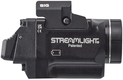Streamlight 69417 TLR-8 X sub 500-Lumen Rail-Mounted Tactical Weapon Light with Integrated Red Aiming Laser Exclusively for Sig Sauer P365/XL Closed Rail Systems Only, Black