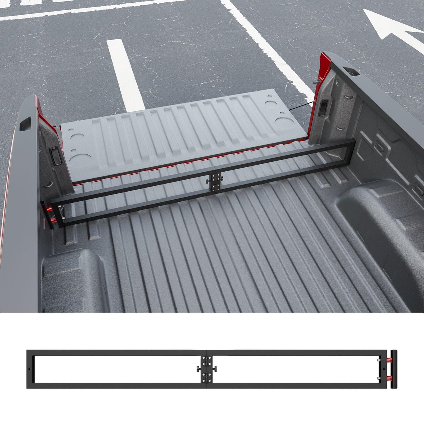 SZYANG Truck Bed Divider Compatible with 2019-2026 Chevy Silverado GMC Sierra 1500 Truck Bed Organizer Cargo Manager Replacement for 19-26 Chevy Silverado Accessories