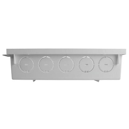 Legrand - OnQ 42 Inch Media Enclosure, Wifi Electrical Box, Cable Management Box for Distribution of Networking Service, Recessed Media Box Lets Signal Through, White, ENP4250-NA