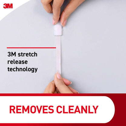 Command Indoor Large Replacement Strips, 20 Strips, Damage-Free Wall Hanging, Re-Hang Large Hooks for Home and Wall Decor, Holds up to 5 lb, White Adhesive
