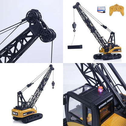 TOUCAN RC HOBBY HUINA 572 15CH RC 1/14 Construction Crane Truck Tower Excavator Model Car Toy
