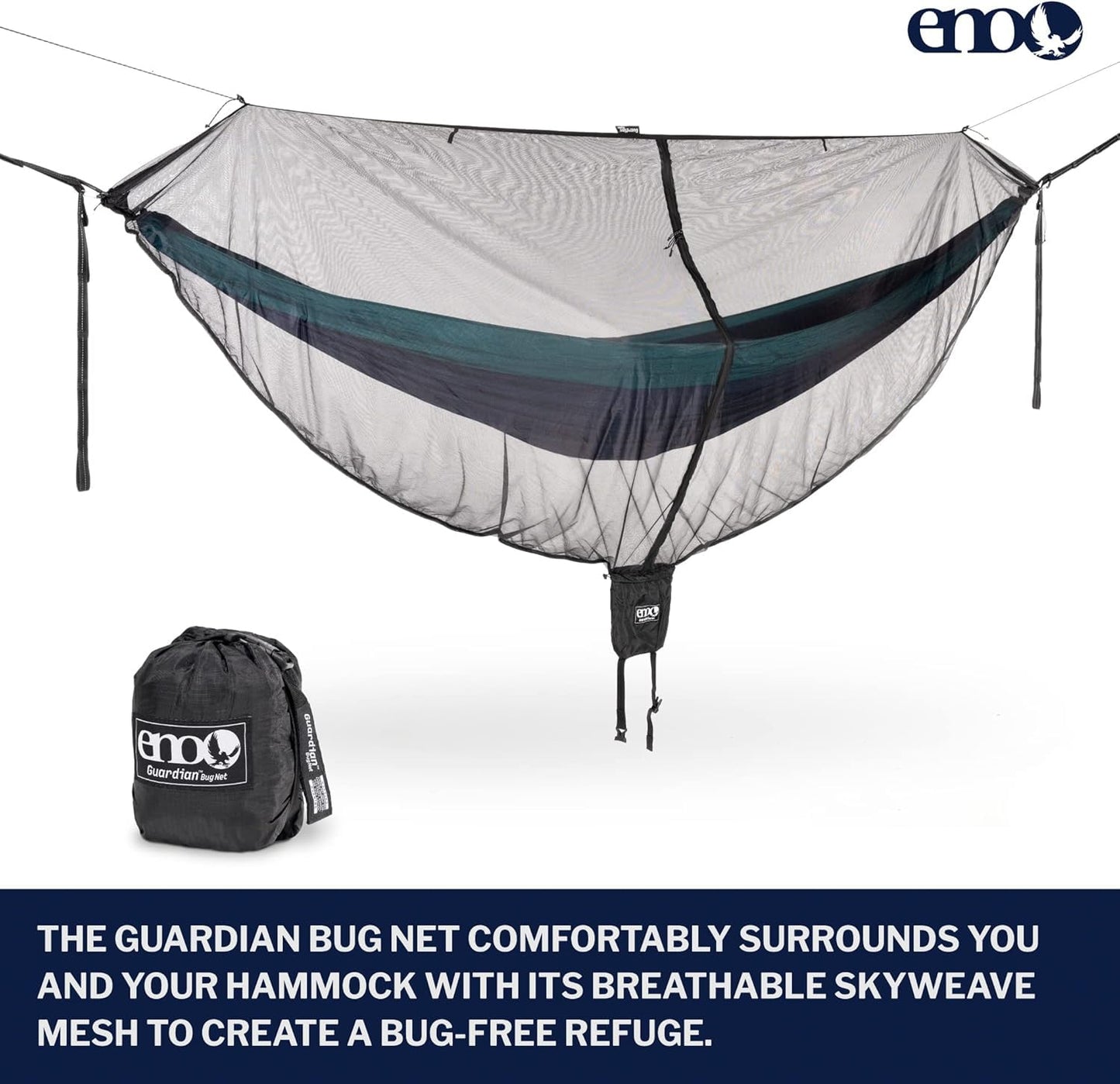 ENO, Eagles Nest Outfitters OneLink Shelter System with Hammock, Straps, Bug Net and Rain Tarp