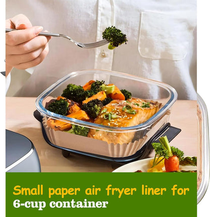 Ninja Crispi Air Fryer Liners - Non-Stick Disposable 125 Pcs for 4-in-1 Portable Cooking System