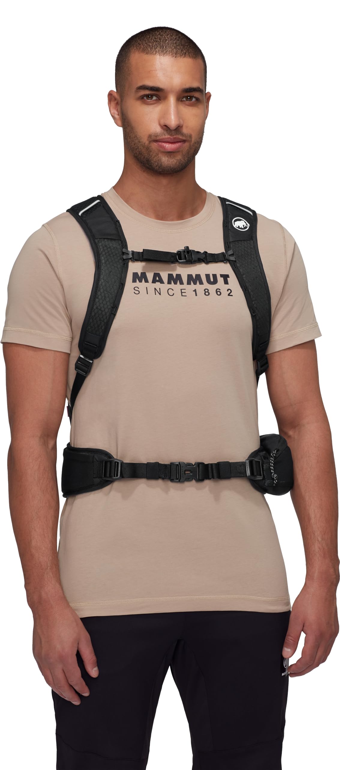 Mammut Outdoor Daypack 20L Adult Backpack for Hiking and Travel, Hydration Pocket, Phantom-Black, 20L