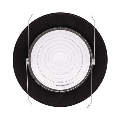 PROCURU 6-Inch Shower Trim, Oil-Rubbed Bronze, Metal with Fresnel Glass, Model B6FLRB, Wet Location, 1-Pack