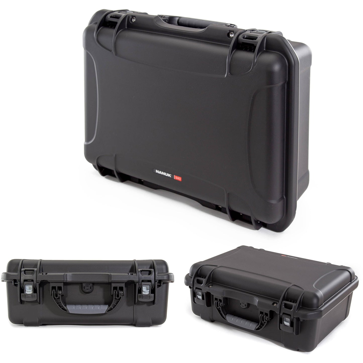 NANUK 940 Waterproof EMS/EMT Empty Hard Case with Dual-Compartment Lid Organizer and Padded Dividers – First Aid Organizer for Trauma Kits & IP67 Dustproof, Impact-Resistant – Black