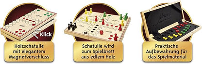Schmidt Spiele 49453 Mensch ärgere Dich Nicht Deluxe Version Family Game