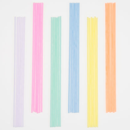 Meri Meri Super Skinny Tall Cake Candles (Pack of 36), 8" Tall, Unscented, Candles