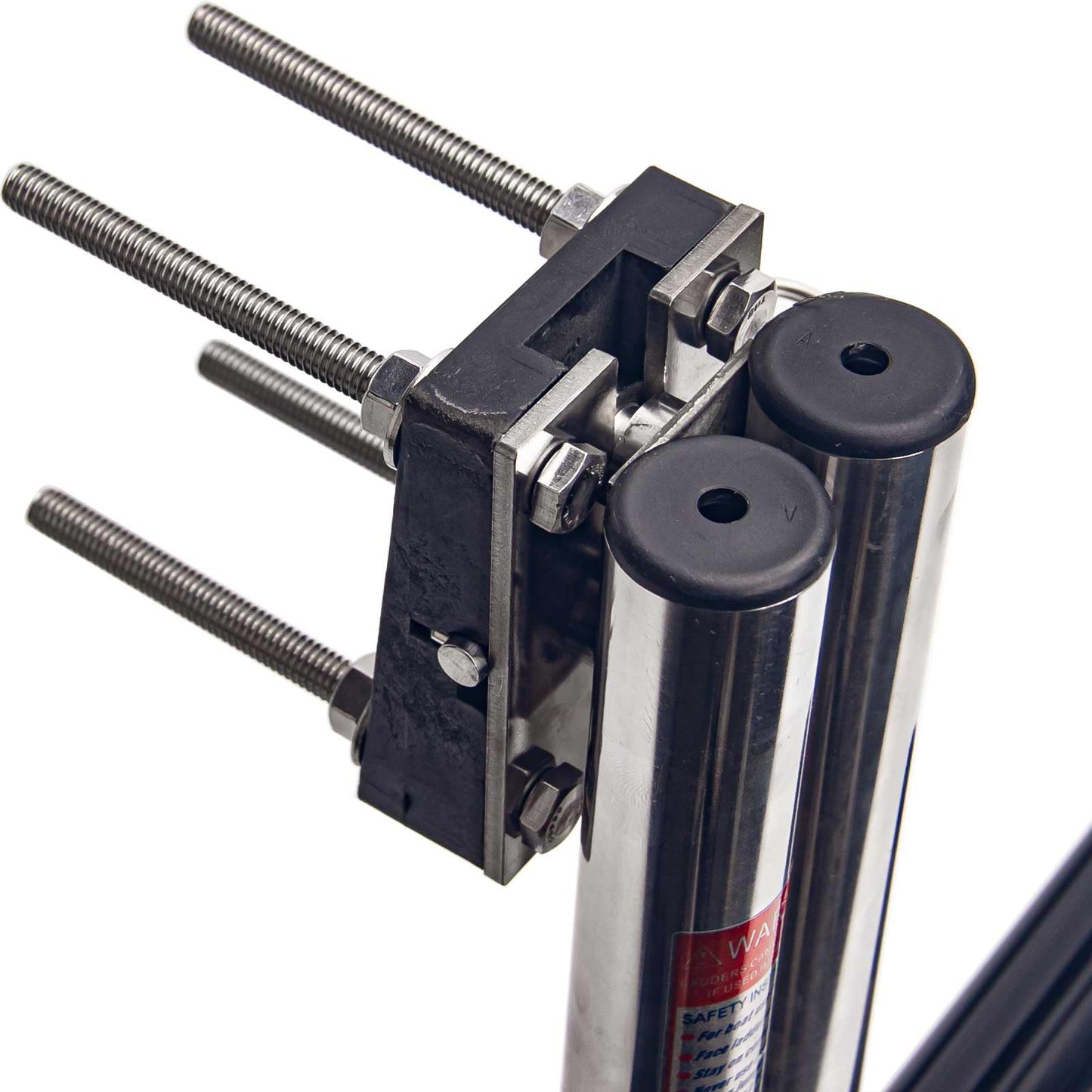Mojiate 4-Step Stainless Steel Dive Ladder - Heavy Duty Telescoping Boat Ladder for Marine, Yacht, RV & Camper