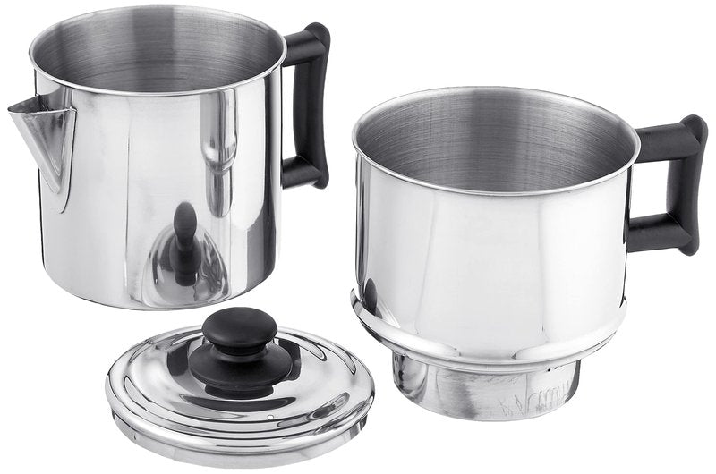 Lindy's Stainless Steel 10 Cup Drip Coffee Maker, Stovetop Coffee maker, Coffee Pot