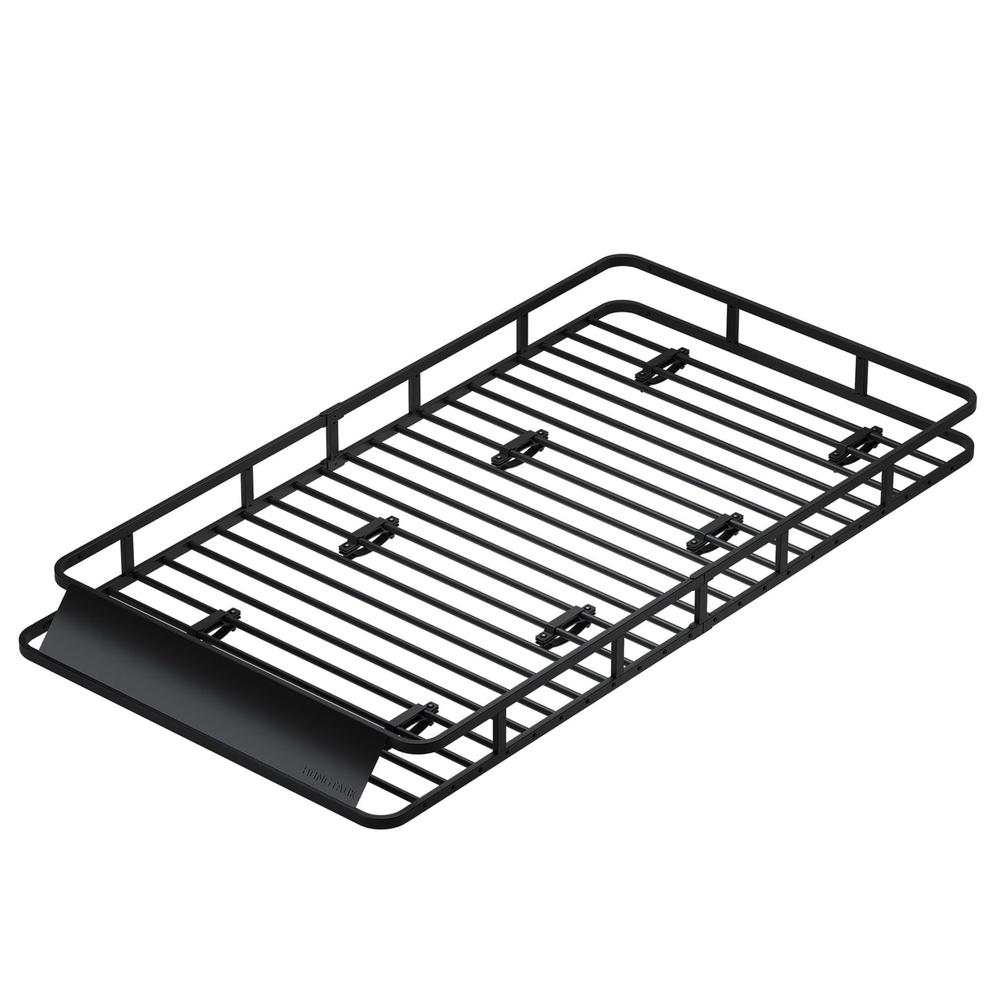 HongTaok 85" x 45" x 6" Universal Roof Rack, Extra Wide Rust-Proof Roof Cargo Basket for SUV, Heavy Duty Steel Rooftop Cargo Carrier, Car Top Luggage Holder 150LBS Capasity, Easy Assembly, Black