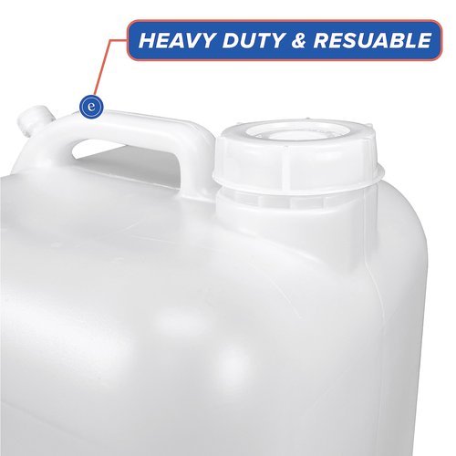 ePackage Supply Premium 5-Gallon Hedpak: Durable HDPE, BPA-Free Plastic, Reusable Liquid Storage Solution for Water and More (1 Count)