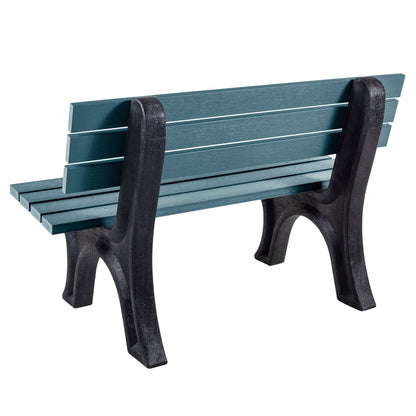 Sequoia Professional Aurora 4 ft Park Bench, Nantucket Blue
