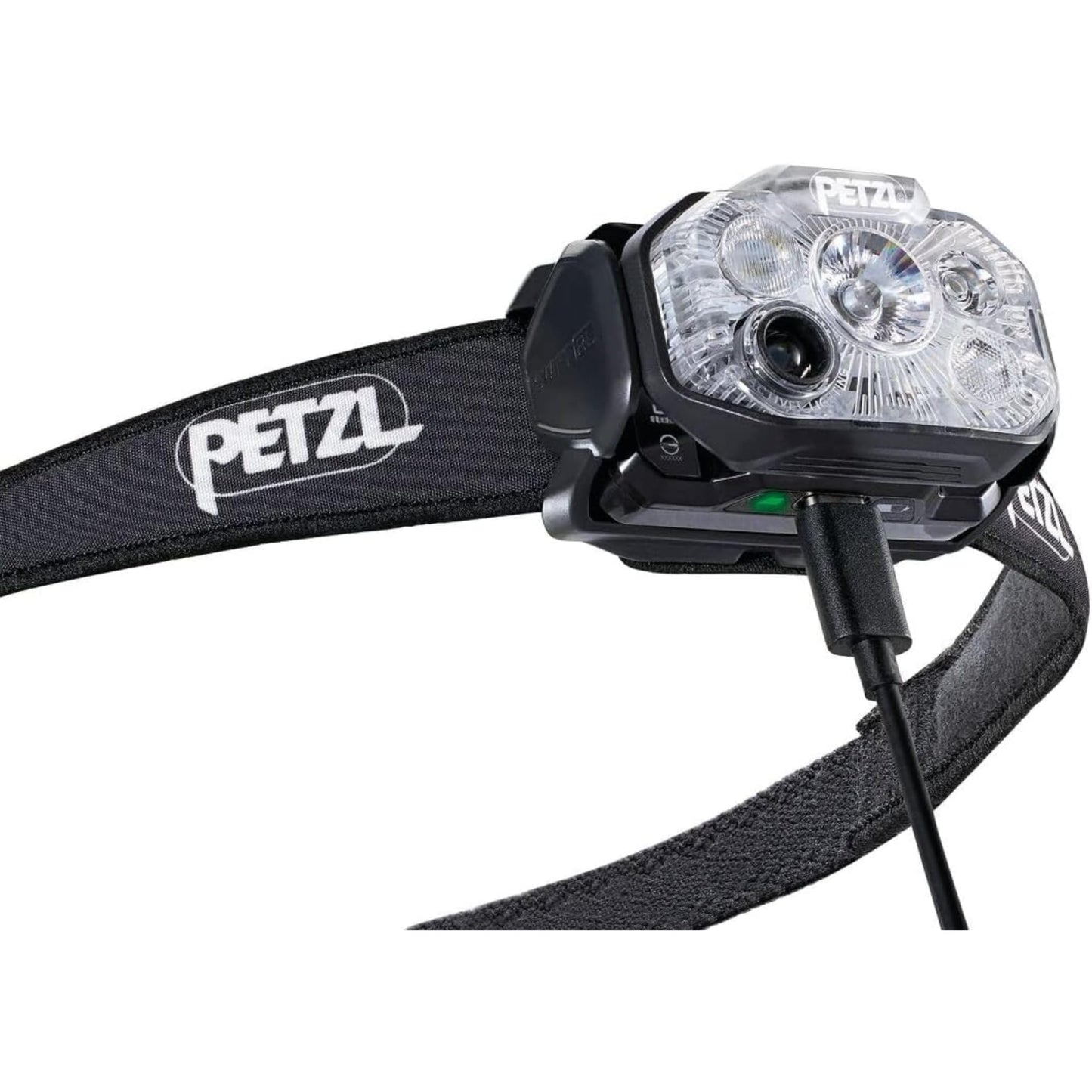PETZL Swift RL Classic Headlamp - Lightweight & Rechargeable 1200 Lumen Headlamp - Black