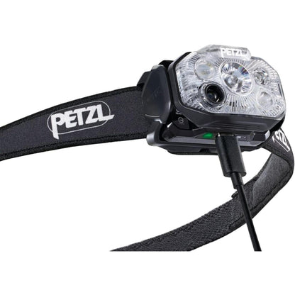 PETZL Swift RL Classic Headlamp - Lightweight & Rechargeable 1200 Lumen Headlamp - Black