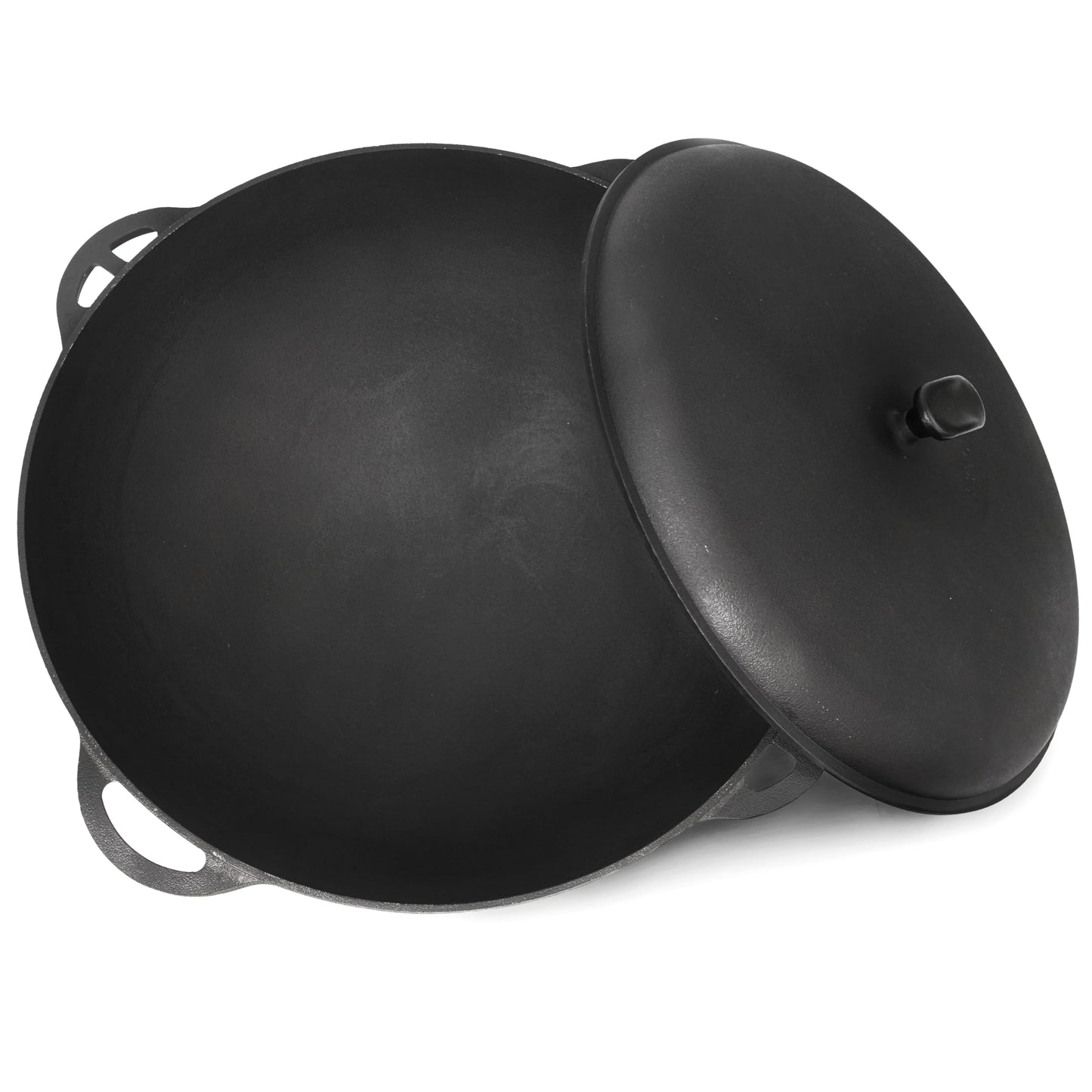Dutch Oven Pot with Lid Syton 12.5 Quarts (12 L) - Camping Dutch Oven - Cast Iron Cookware Set - Uzbek Kazan Cast Iron – Premium Camping Cookware