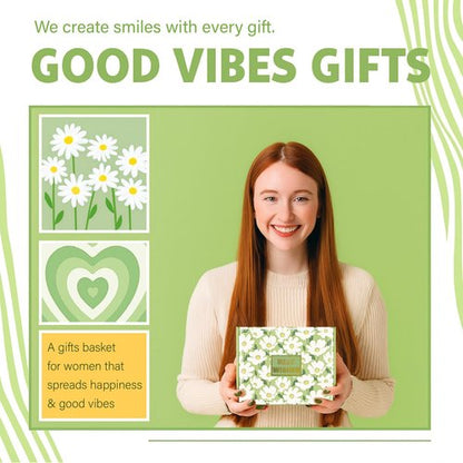Gift Baskets for Women, Graduation Gift for Her, Birthday Gifts for Women, Best Friend Inspirational Gifts Spa Gifts Easter Gifts for Women Teens Box Set Girl Sister Friendship - Brighten up Her Day!